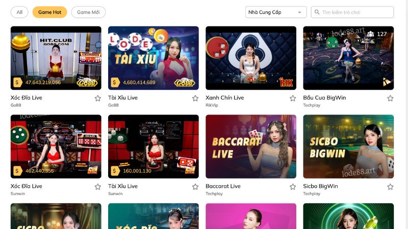 Live Casino – Sòng bạc trực tuyến đẳng cấp